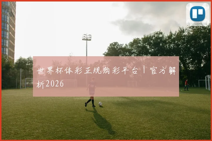 世界杯体彩正规购彩平台｜官方解析2026