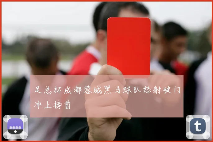 足总杯成都蓉城黑马球队怒射破门冲上榜首
